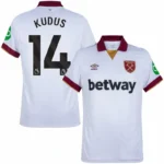 West Ham United Third Replica Kudus 14 Shirt 2024-2025 Fan version Size:S-4XL (Non-Customize)
