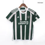 Kids Manchester United 2023/24 Away Jersey Kit - Image 4