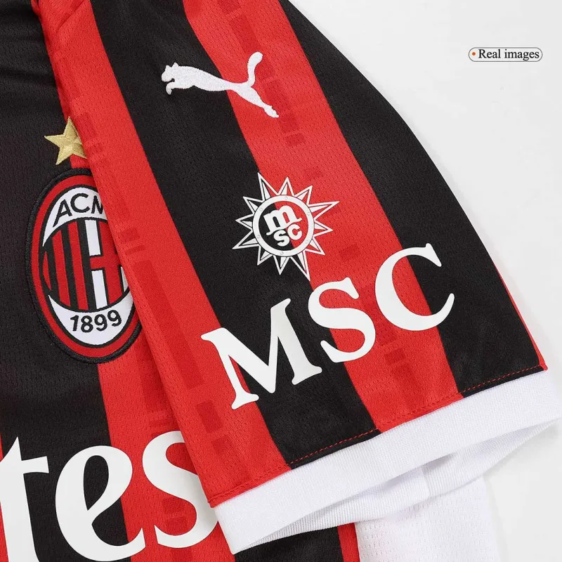40d84b223c Kids AC Milan Home Jersey Kit 2024-25 Youth Apparels - Image 5