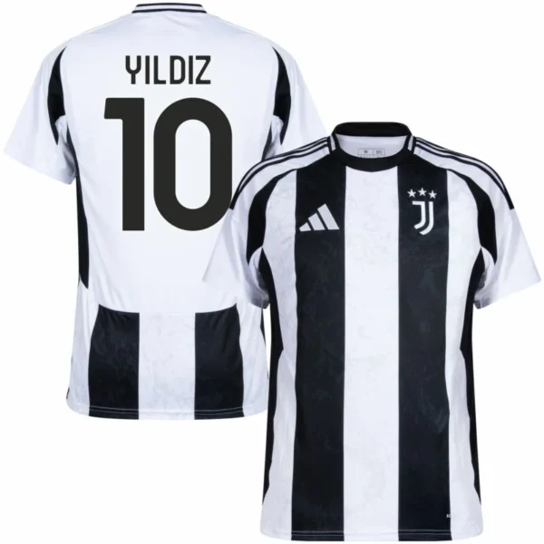 Juventus Home Yildiz 10 Shirt 2024-2025  Player version Size:S-2XL Non-Customize