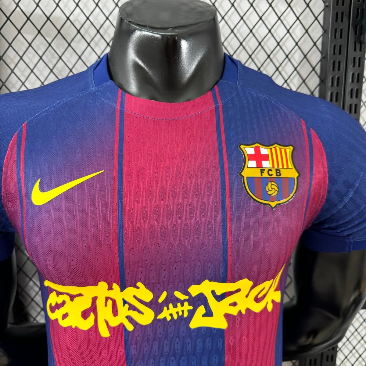 Barcelona X Travis Scott Home Shirt Soccer Jersey 25-26 - Image 3