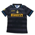 Inter Milan Ronaldo #10 Retro 1997-98 Jersey Europa League Away - Image 2
