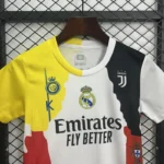 Cristiano Ronaldo Commemorative Edition Kids Kits Jersey+Shorts - Image 3