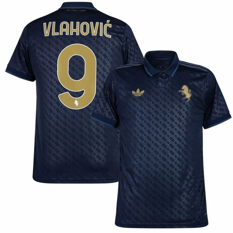 454-7050 Juventus Third  Vlahović 9  Shirt 2024-2025 Fan version Size:S-4XL Non-Customize - Image 1