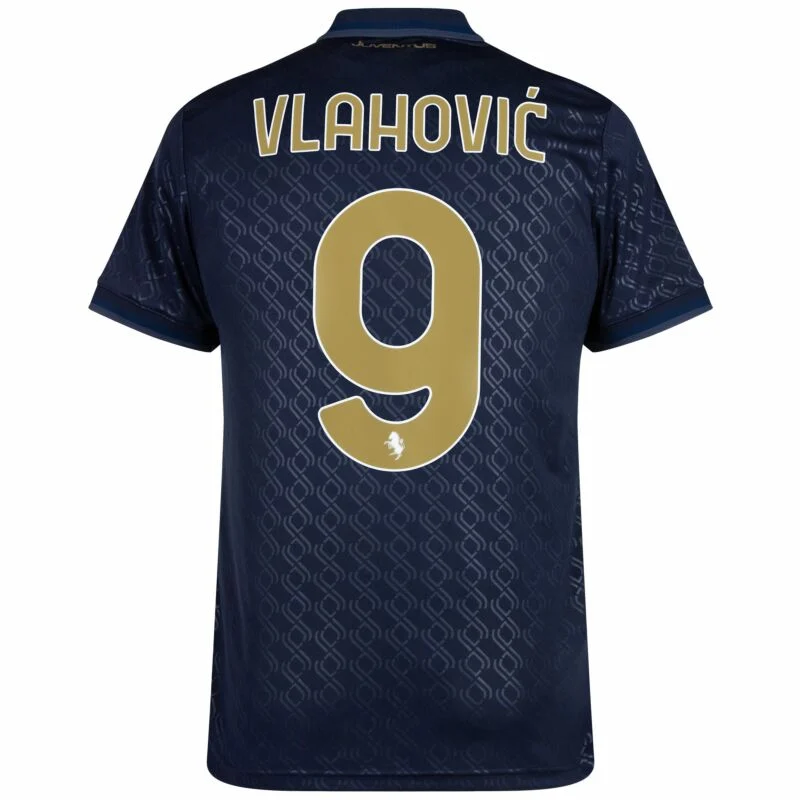 455-b64e Juventus Third  Vlahović 9  Shirt 2024-2025 Player version Size:S-2XL Non-Customize - Image 2