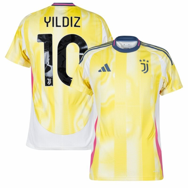 462 Juventus Away Yildiz 10 Shirt 2024-2025 Fan version Size:S-4XL Non-Customize - Image 1