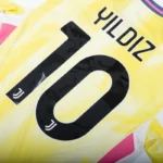 Juventus Away Yildiz 10 Shirt 2024-2025 Fan version Size:S-4XL Non-Customize - Image 7