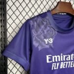 Y3 Real Madrid 24-25 Kids Kits Purple Children Sets Football Jersey - Image 5
