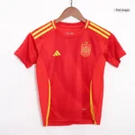 2024 Kids Spain Nation Home Kit EURO  Youth Apparels - Image 4