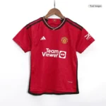 Kids Manchester United 2023/24 Home Jersey Kit - Image 5