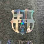 BALMAIN Barcelona 24-25 Grey Reflective Football New Shirt - Image 4
