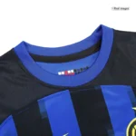 Kids Inter Milan 2023/24 Home Kit Jersey+Shorts - Image 9