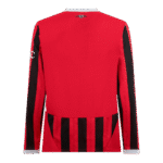AC Milan 24-25 Home Jersey Long Sleeve Player Version - Image 2