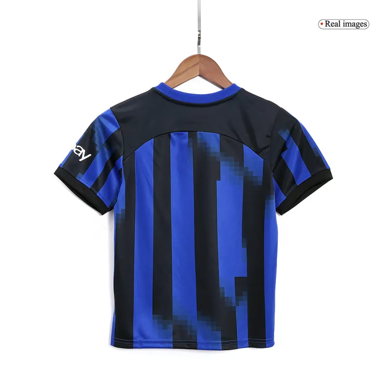 4c4fa14e35 Kids Inter Milan 2023/24 Home Kit Jersey+Shorts - Image 5