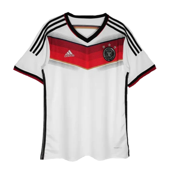 Germany Retro 3 Stars  2014 Home Jersey World Cup