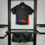 24-25 Barcelona Away Soccer Kids Jersey+Shorts - Image 8