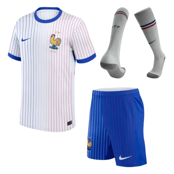 2024 France Nation Away Whole Kit(Jersey+Shorts+Socks) Euro