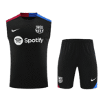 Barcelona Pre-Match Soccer Jersey Vest Kit(Jersey+Shorts) 2024-25