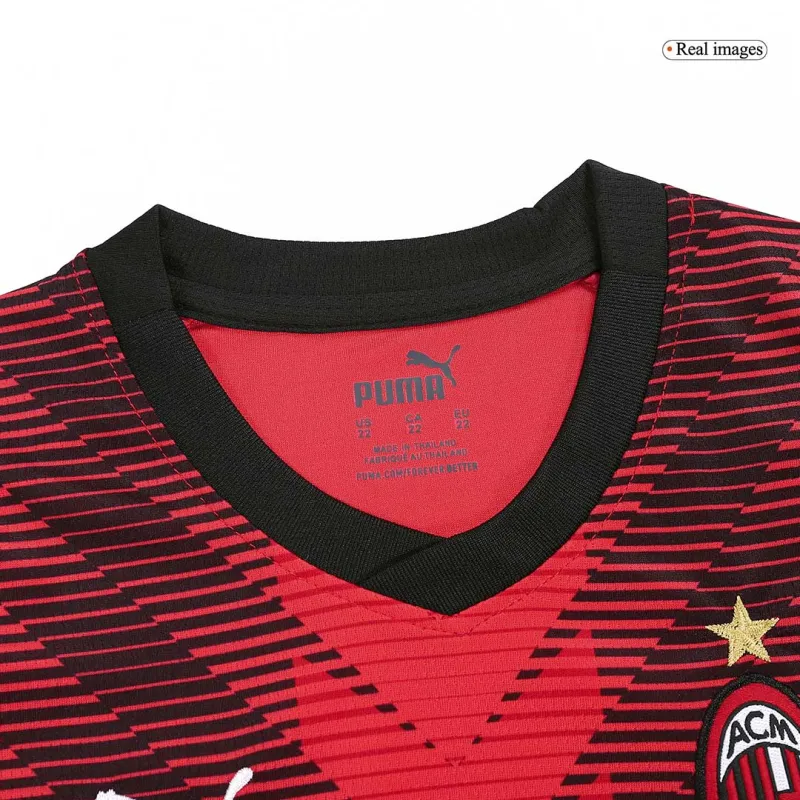 4f3692f937 23-24 Kids AC Milan Jersey Home Kit - Image 5