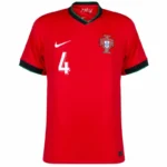 Portugal Home Rúben Dias 4 Shirt 2024-2025 Fan / Player version  Size：S-2XL Non-Customize - Image 3
