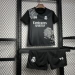 Y3 Real Madrid 24-25 Kids Kits Black Youth Apparels Jersey - Image 8