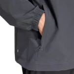 Mens Adidas Real Madrid Tracksuit Jacket 24-25 Charcoal - Image 4