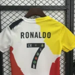 Cristiano Ronaldo Commemorative Edition Kids Kits Jersey+Shorts - Image 4
