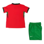 2024 Kids Portugal Nation Home Whole Kit Jersey+Shorts+Socks Euro - Image 4