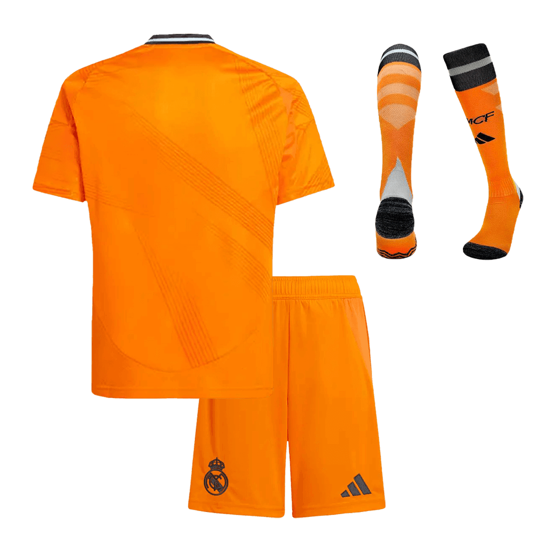5388681a4b Kids Real Madrid Custom Away Full Soccer Kits 2024-25 - Image 2