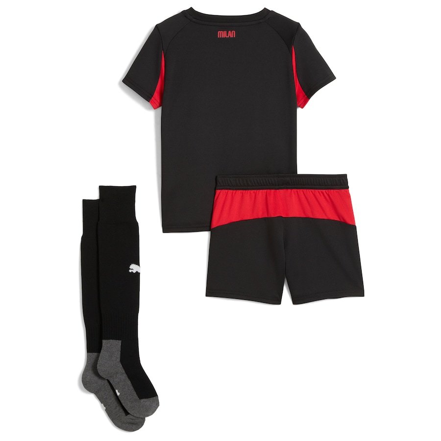 54-050313e989 Kids AC Milan Home kit 25-26 (Shirt+Short+Socks) - Image 2