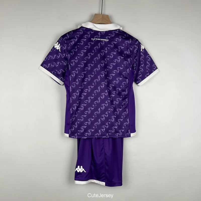 544c8023a5 Kids Fiorentina  2023/24 Home Kit Jersey+Short - Image 4