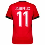 Portugal Home João Félix 11 Shirt 2024-2025 Fan / Player version  Size：S-2XL Non-Customize - Image 2