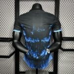 24-25 Real Madrid Ocean Blue Player Version Soccer Jersey - Image 3