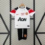 Manchester United 10-11 Away Champions League Retro Kids Kits Youth Apparels Jersey - Image 2