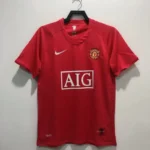 2007-08 Manchester United RONALDO #7 Retro Jersey Home - Image 2