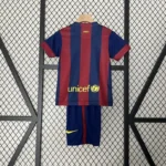Barcelona Home 2014-15 Retro Kids Kits Jersey+Shorts - Image 3