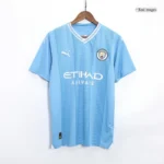 Manchester City 2023/24 Home Whole Kit(Jersey+Shorts+Socks) - Image 3