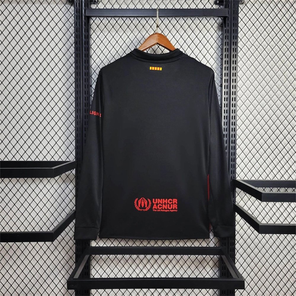 5d30f1ec37 Barcelona Away Long Sleeve Jersey 2024-25 - Image 2
