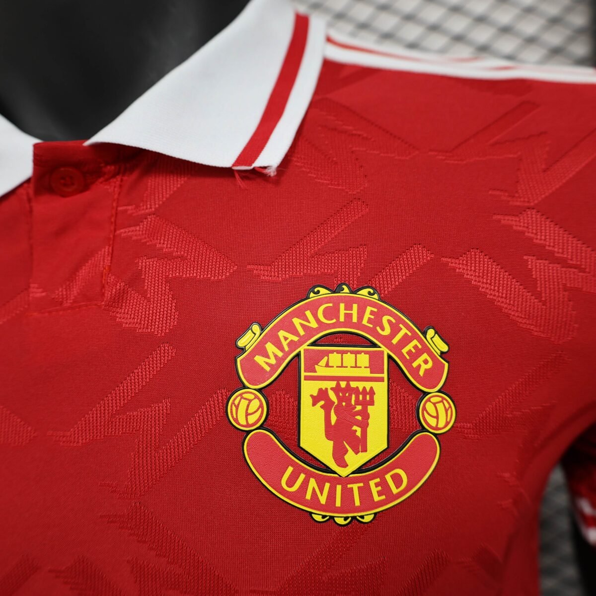 Manchester United 24-25 Player Edition Red POLO Shirt - Image 4