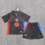 24-25 Kids Barcelona Away Kit(Jersey+Short) Without Spofity Text - Image 7