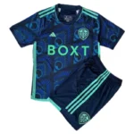 Kids Leeds United 2023-24 Away Kit Jersey+Shorts