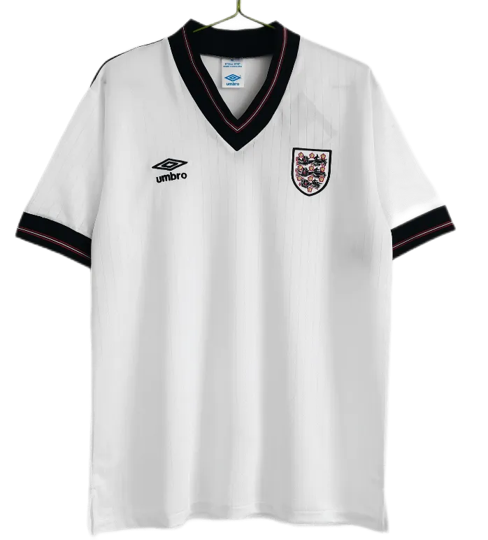 5f5f91fdb1 England 1984/87  Retro Soccer Jersey Home Replica - Image 1