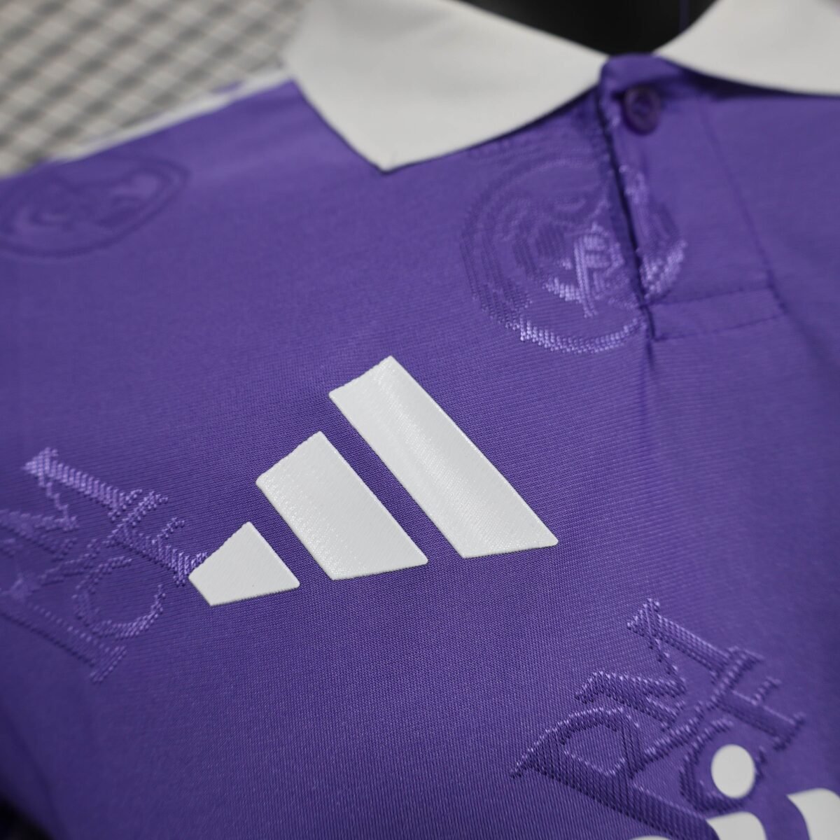 Real Madrid Men's Polo Shirt Purple 25-26 - Image 3
