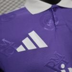 Real Madrid Men's Polo Shirt Purple 25-26 - Image 3