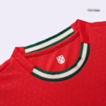 Portugal Home B.Fernandes 8 Shirt 2025-2026 Fan / Player version  Size：S-2XL Non-Customize - Image 4