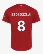2023-24 M.SALAH #11 VIRGIL #4 SZBOSZLAI #8 MAC ALLISTER #10 Liverpool Home Jersey - Image 5