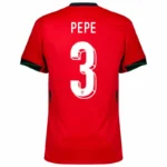 Portugal Home Pepe 3 Shirt 2024-2025 Fan / Player version  Size：S-2XL Non-Customize - Image 2