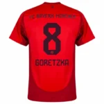 Bayern Munich Home Goretzka 8  Shirt 2024-2025 Fan version  Size：S-4XL Non-Customize - Image 2