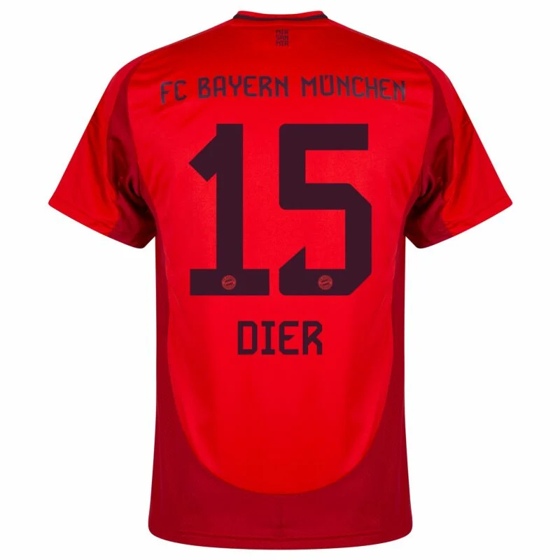 628-15553037d9 Bayern Munich Home Dier 15 Shirt 2024-2025 Player version Size:S-2XL Non-Customize - Image 2