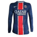 24-25 PSG Home Long Sleeve Kit Player Version Shirt Soccer Jersey
